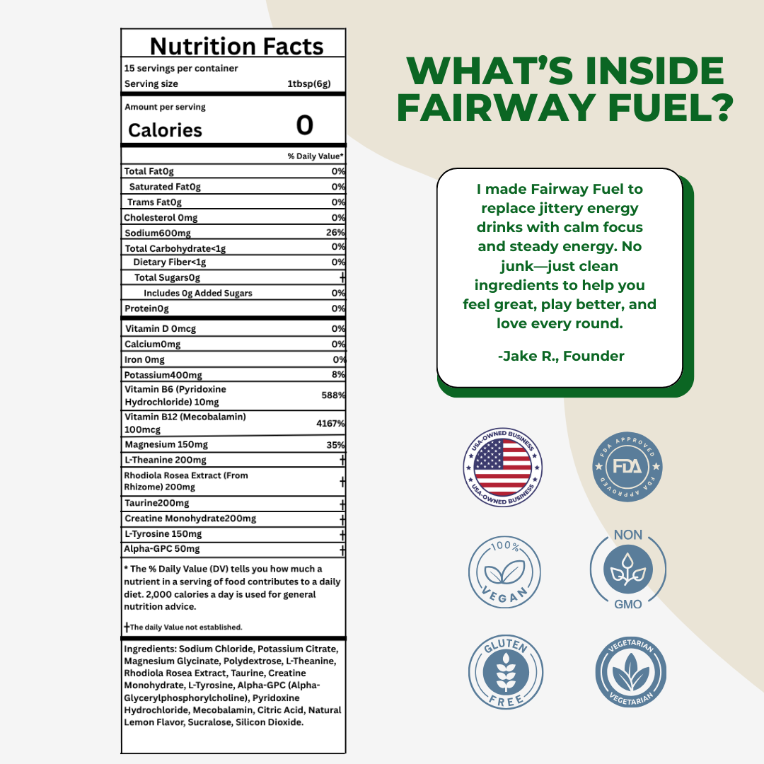 Golf Performance Supplement